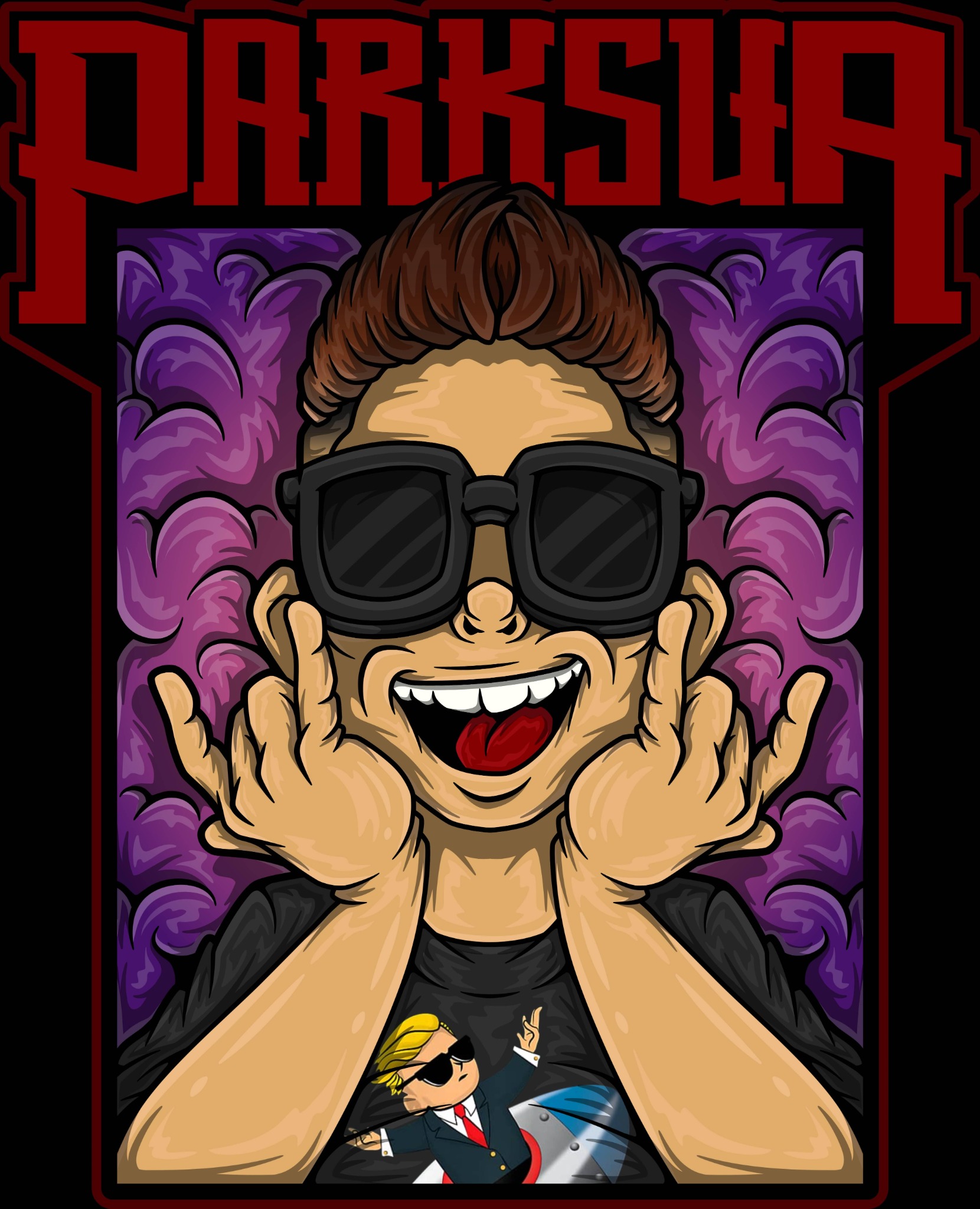 Parksua illustrated brand artwork