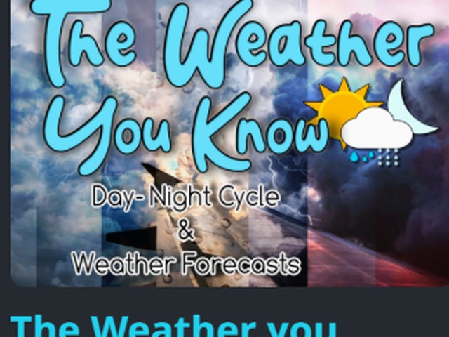 The Weather You Know